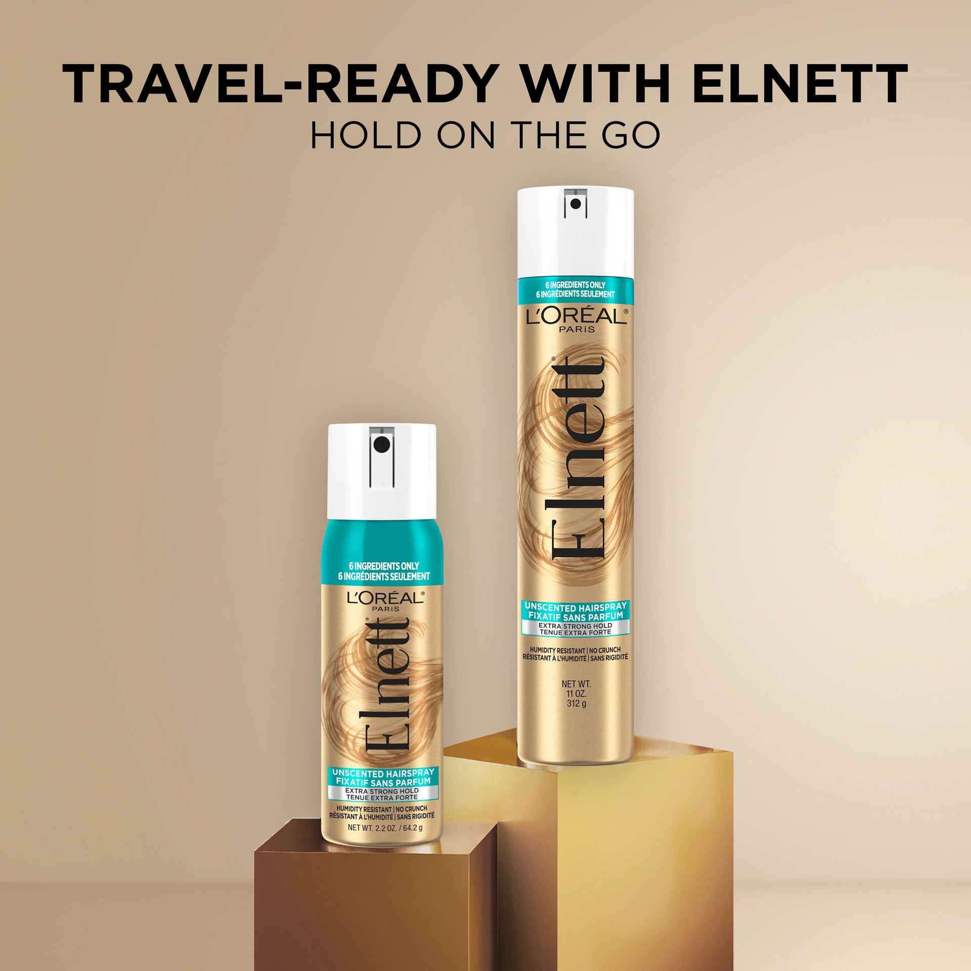 Elnett hair spray to travel